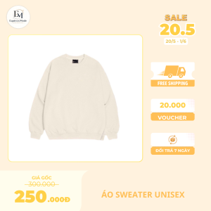 Áo Sweater Unisex Form Rộng – Phong Cách Trẻ Trung Dễ Phối