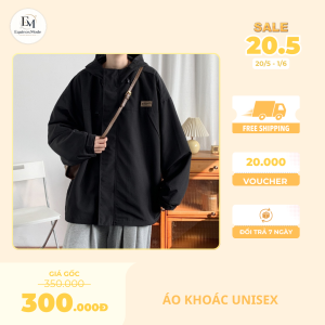 Áo Khoác Unisex Form Rộng – Phong Cách Trẻ Trung Hiện Đại