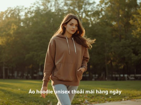 Áo hoodie unisex thoải mái hàng ngày