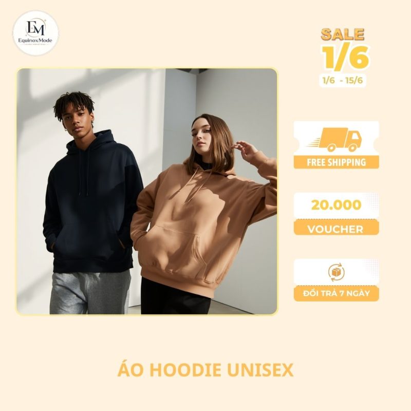 áo hoodie unisex là gì? 7 lý do khiến giới trẻ mê mẩn item này