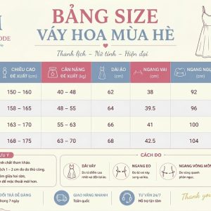 bảng size